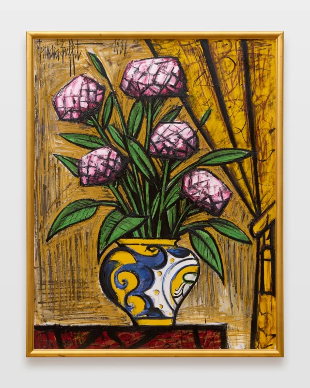 ベルナール・ビュッフェ、「Femme a sa toilette」 ベルナール